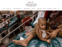 Tablet Screenshot of childhealthfoundation.org
